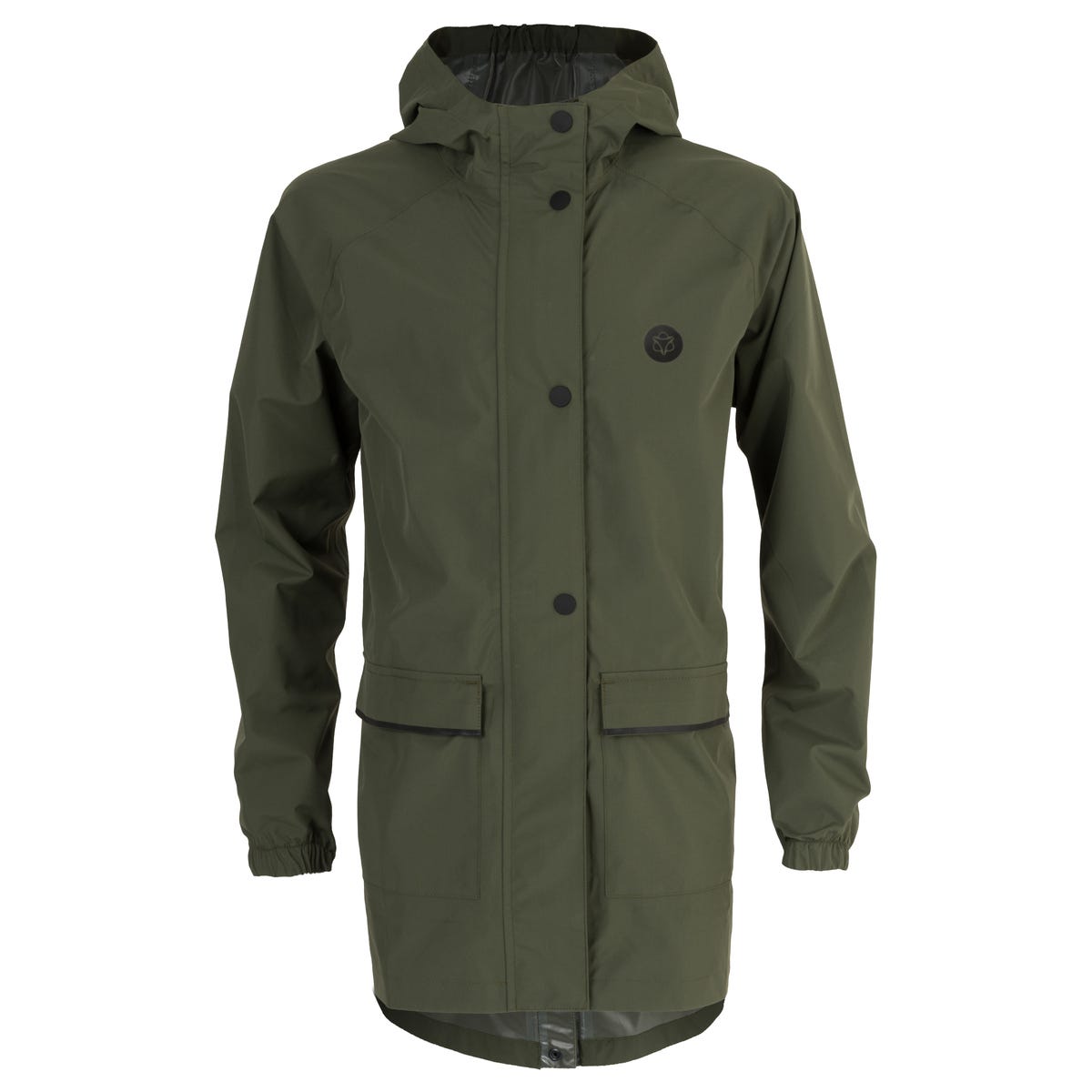 AGU GO Parka Kids Regenjas Essential Kids - Groen - 110-116 - Waterdicht