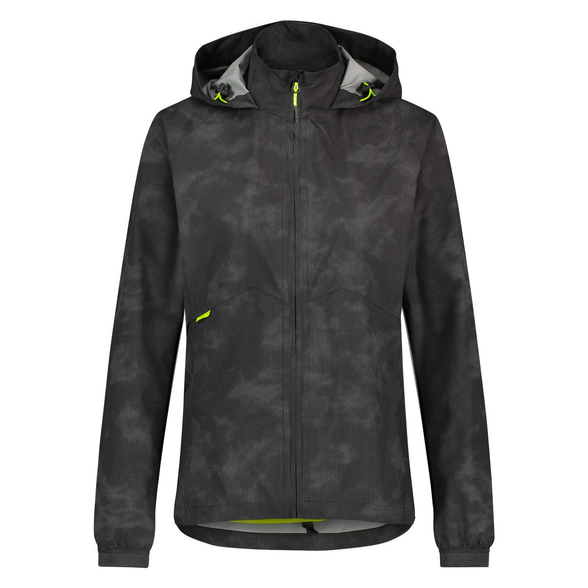 AGU Compact Regenjas Commuter Dames Reflection - Zwart - XXL - Waterdicht