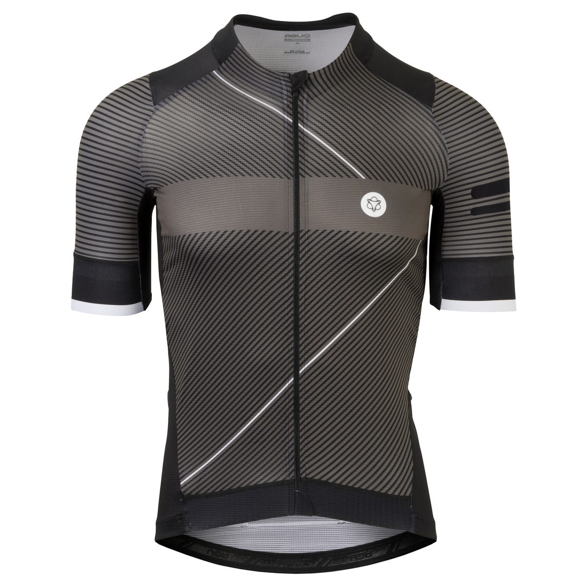 AGU Stripe Fietsshirt Premium Heren - Zwart - L