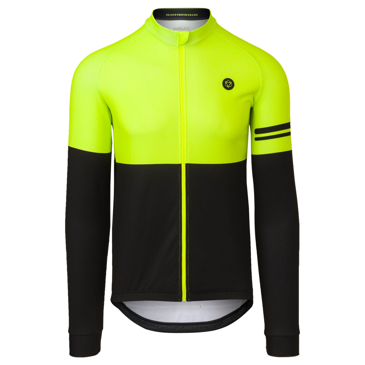 AGU Duo Fietsshirt Lange Mouwen Essential Heren - Geel - XXL