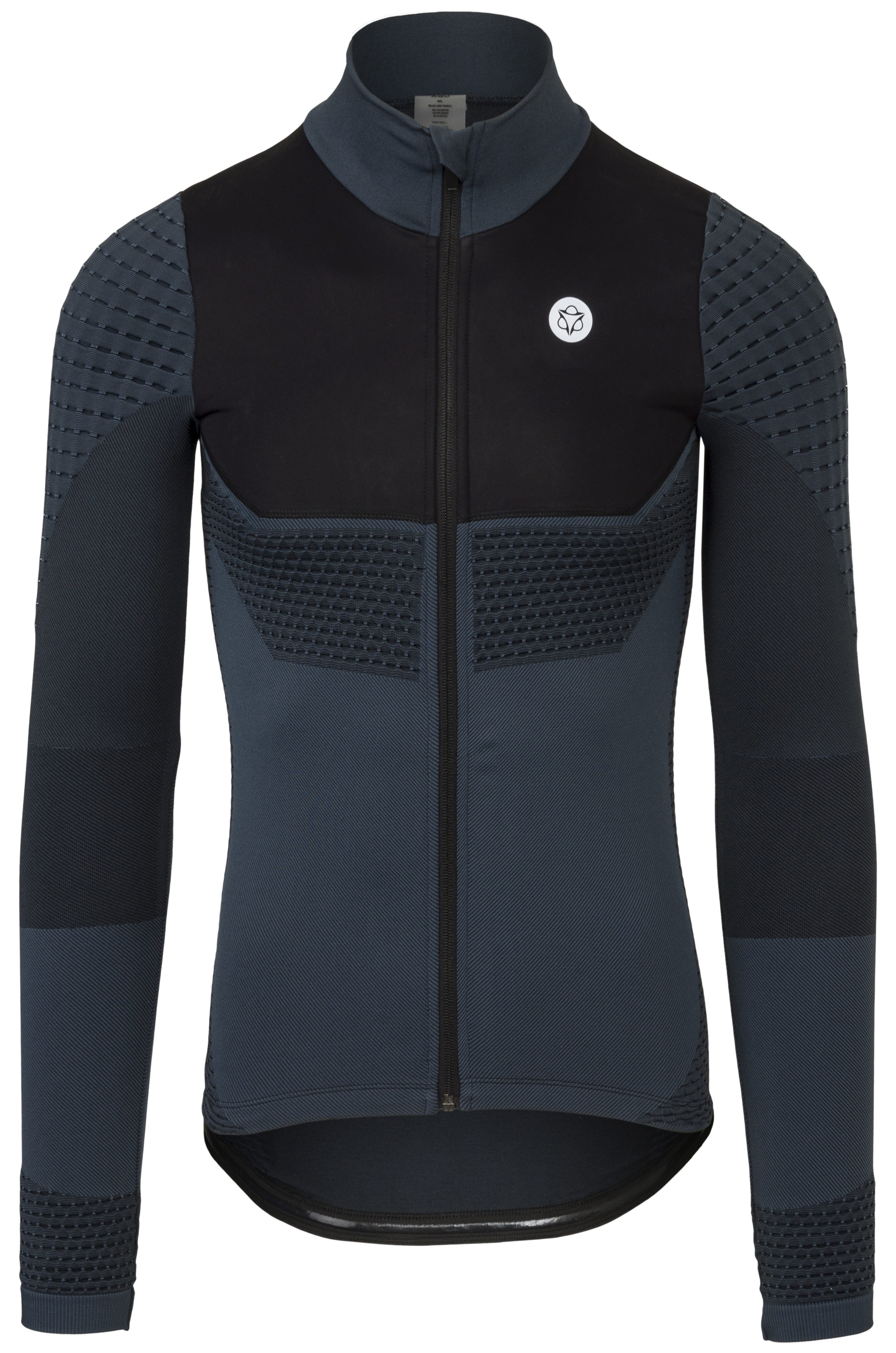 AGU Seamless Fietsshirt Lange Mouwen Performance Heren - Blauw - XS/S