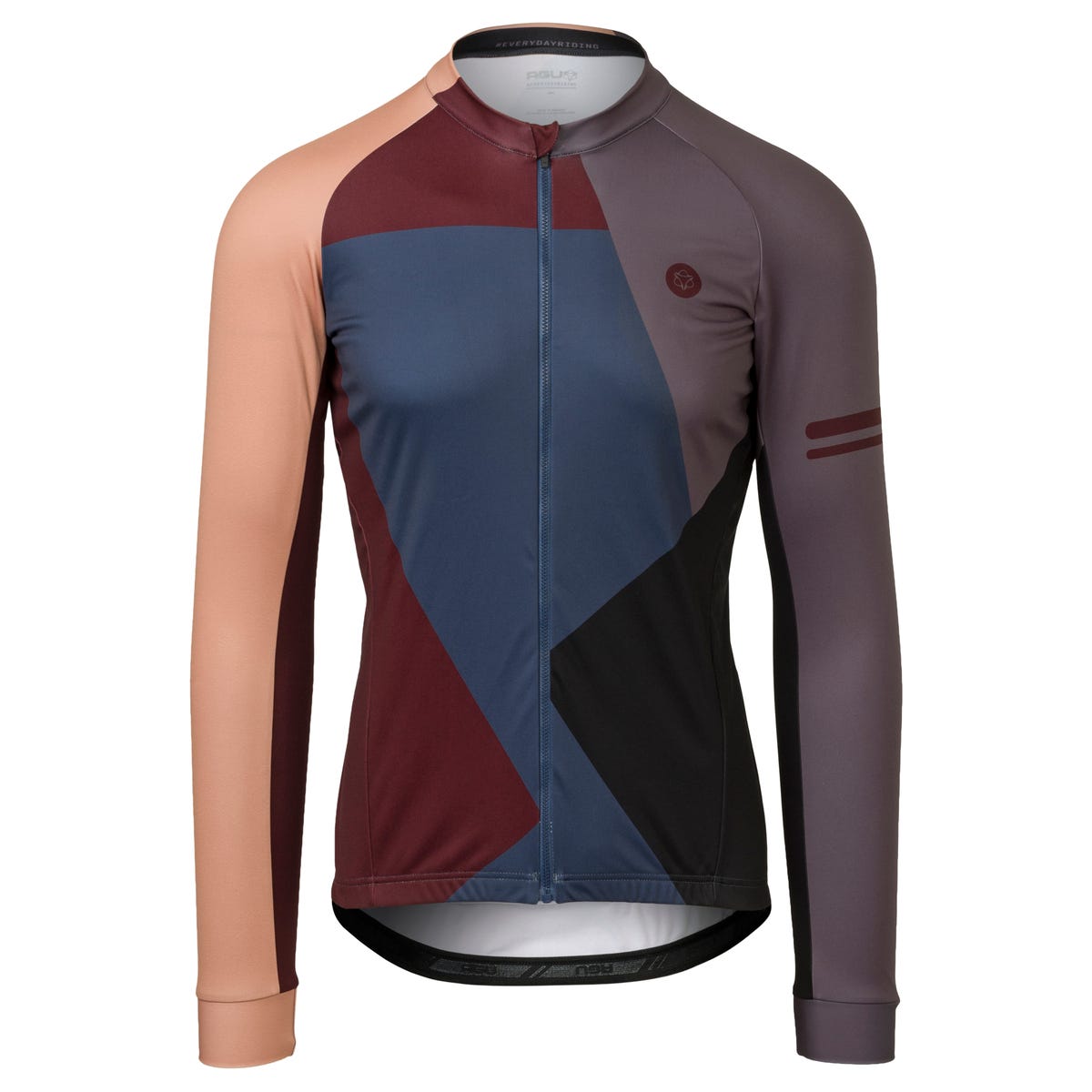 AGU Cubism Fietsshirt Lange Mouwen Trend Heren - Beige - S