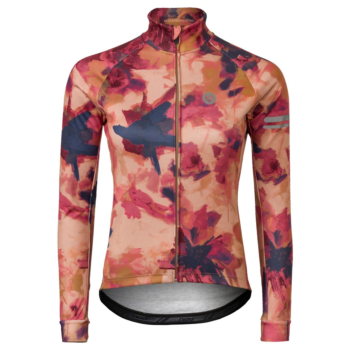 AGU Oil Flower Thermojack III Trend Dames - Bruin - L - Waterdicht
