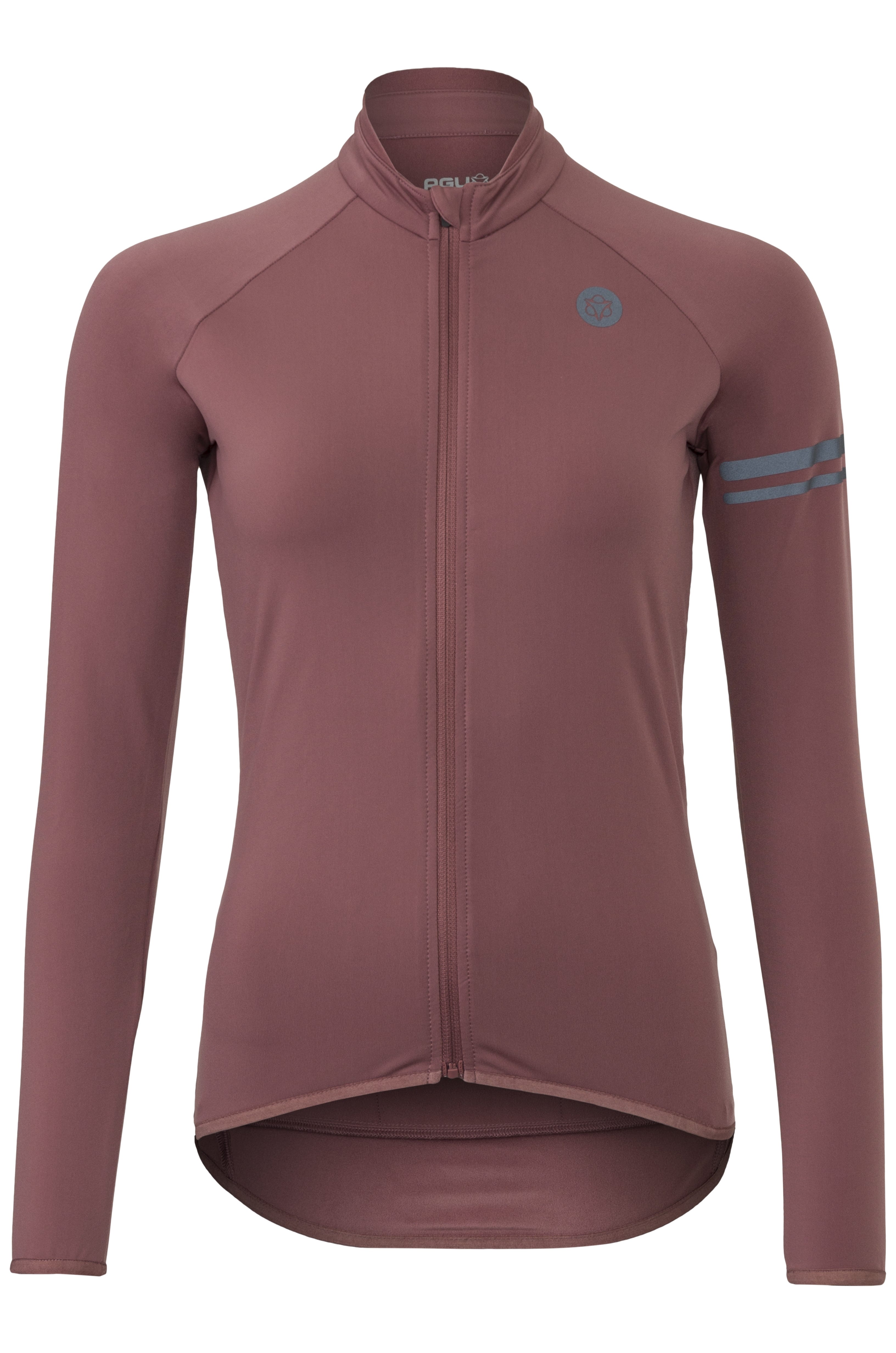 AGU Thermo Fietsshirt Lange Mouwen Essential Dames - Paars - S