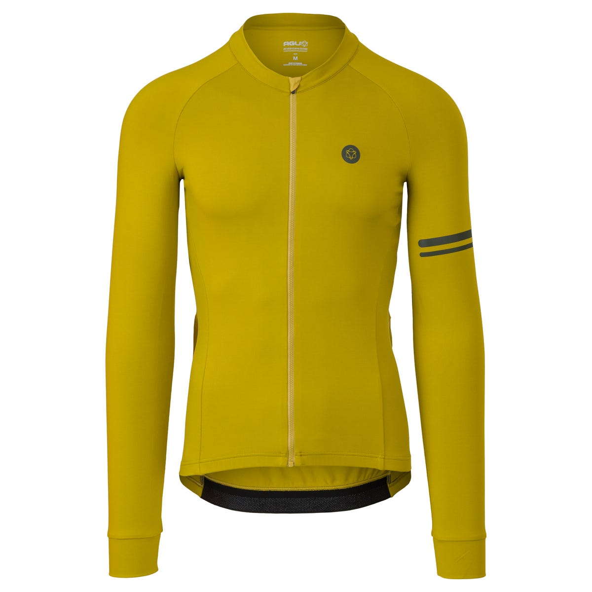 AGU Solid Fietsshirt Lange Mouwen Performance Heren - Bruin - M