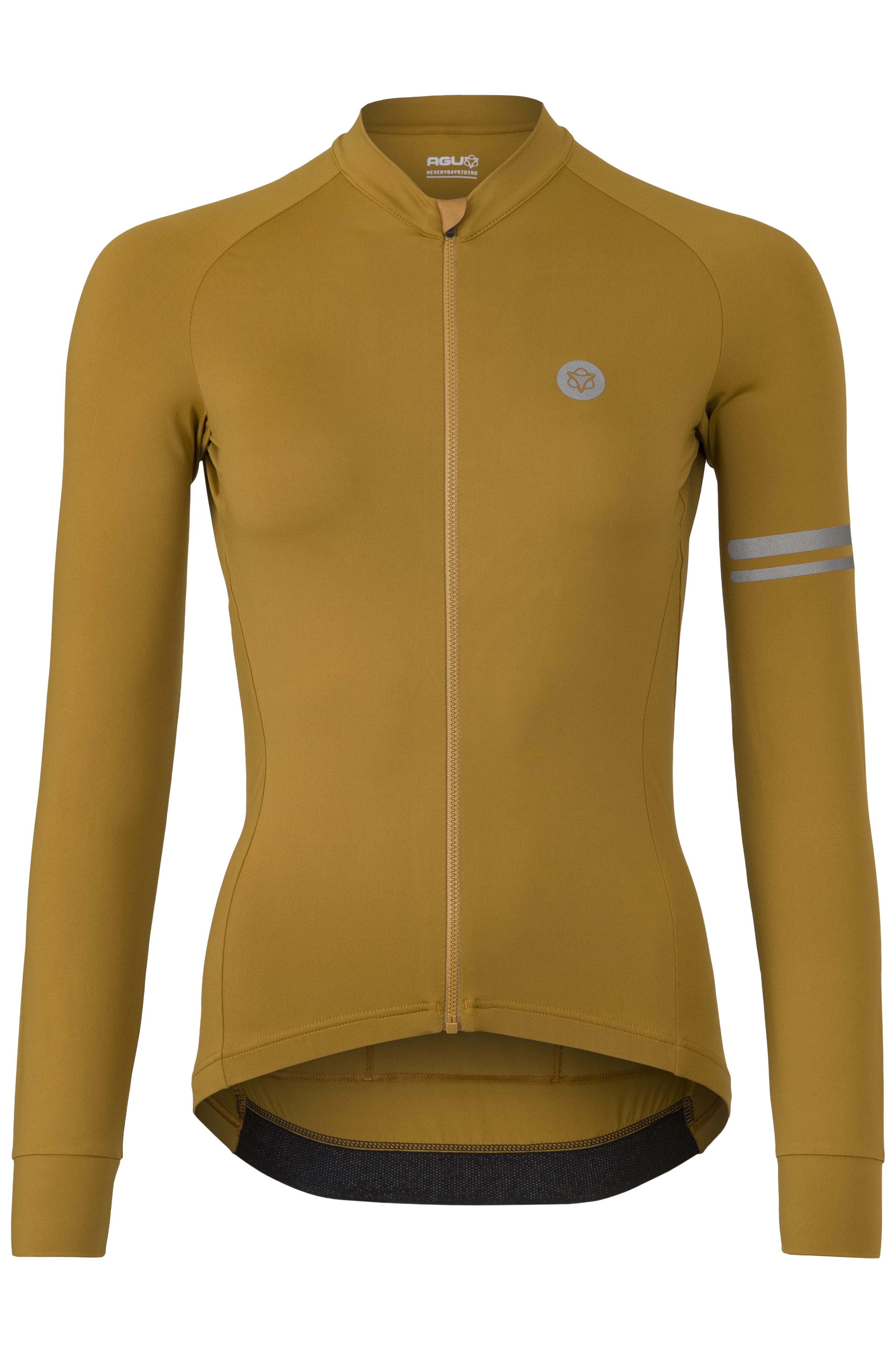 AGU Solid Fietsshirt Lange Mouwen Performance Dames - Armagnac - L