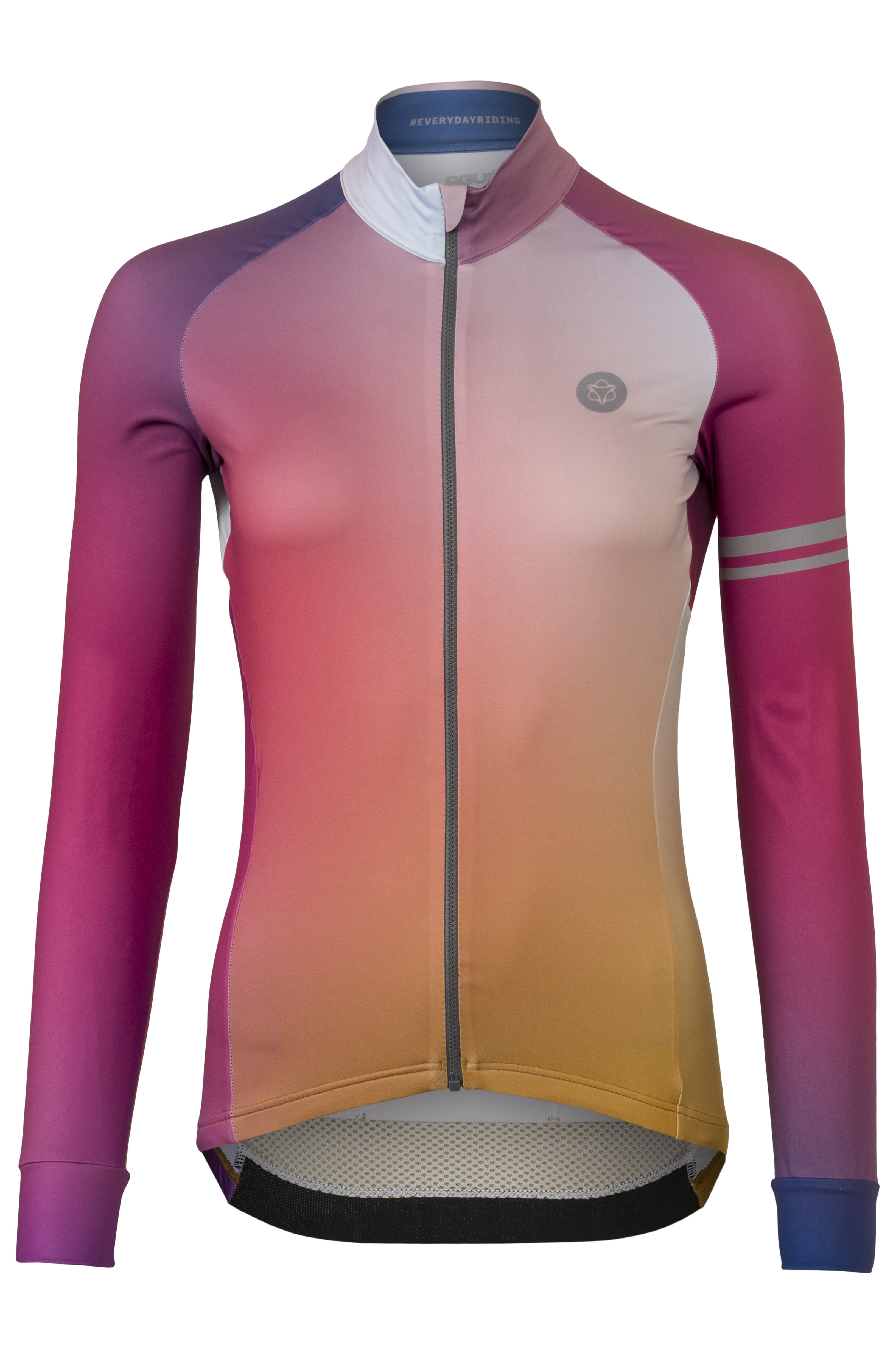 AGU Gradient Fietsshirt Lange Mouwen Performance Dames - Multicolour - L
