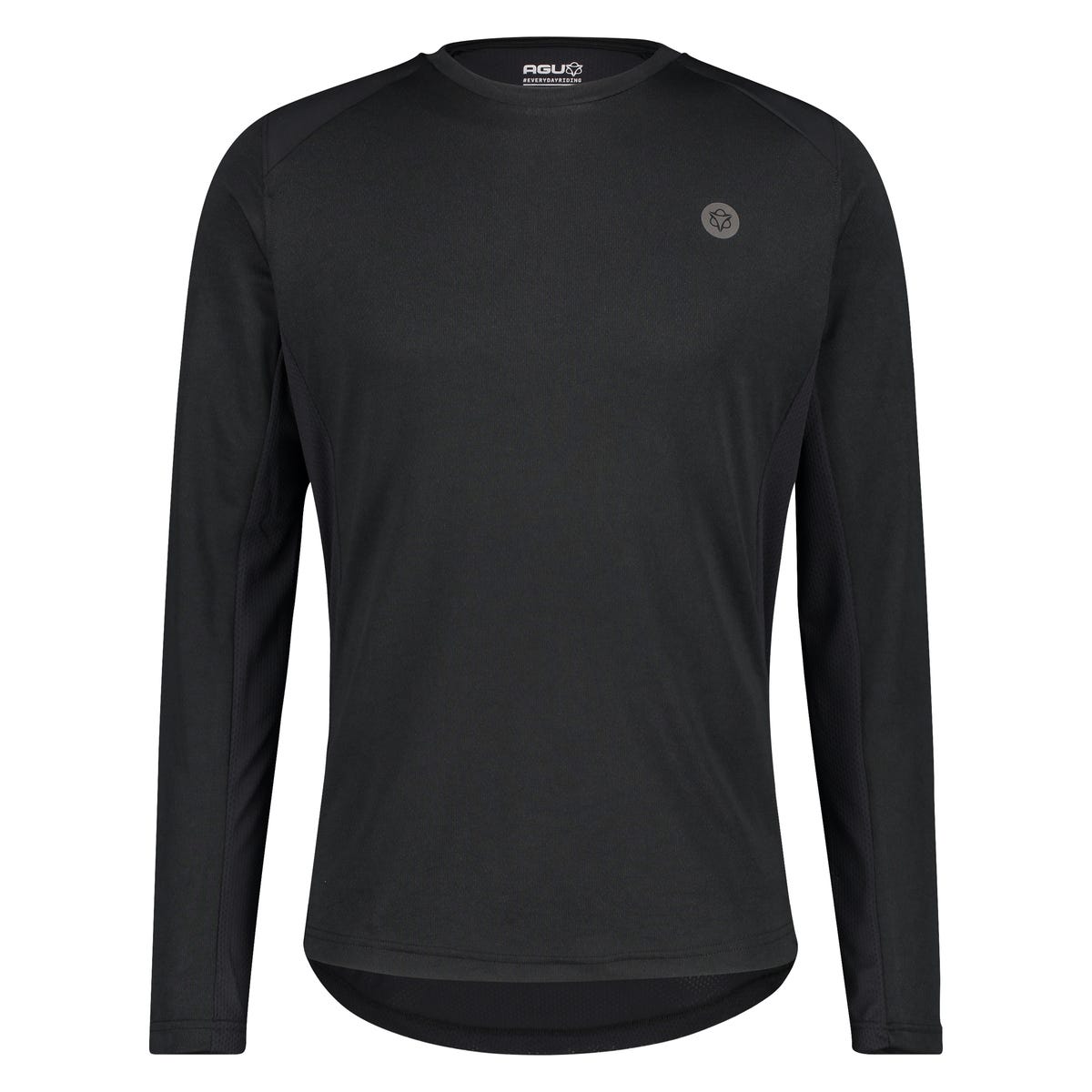 AGU MTB Fietsshirt Lange Mouwen MTB Heren - Zwart - S