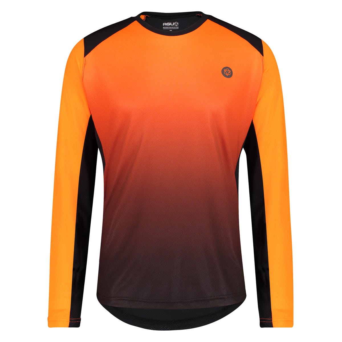 AGU MTB Fietsshirt Lange Mouwen MTB Heren - Oranje - XXL