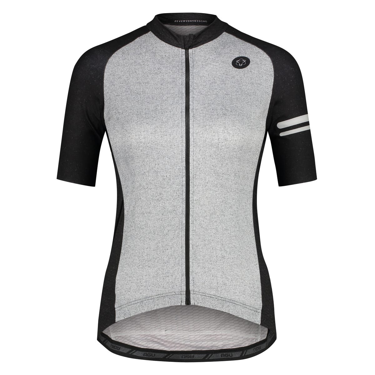 AGU Melange Fietsshirt Essential Dames - Zwart - XL
