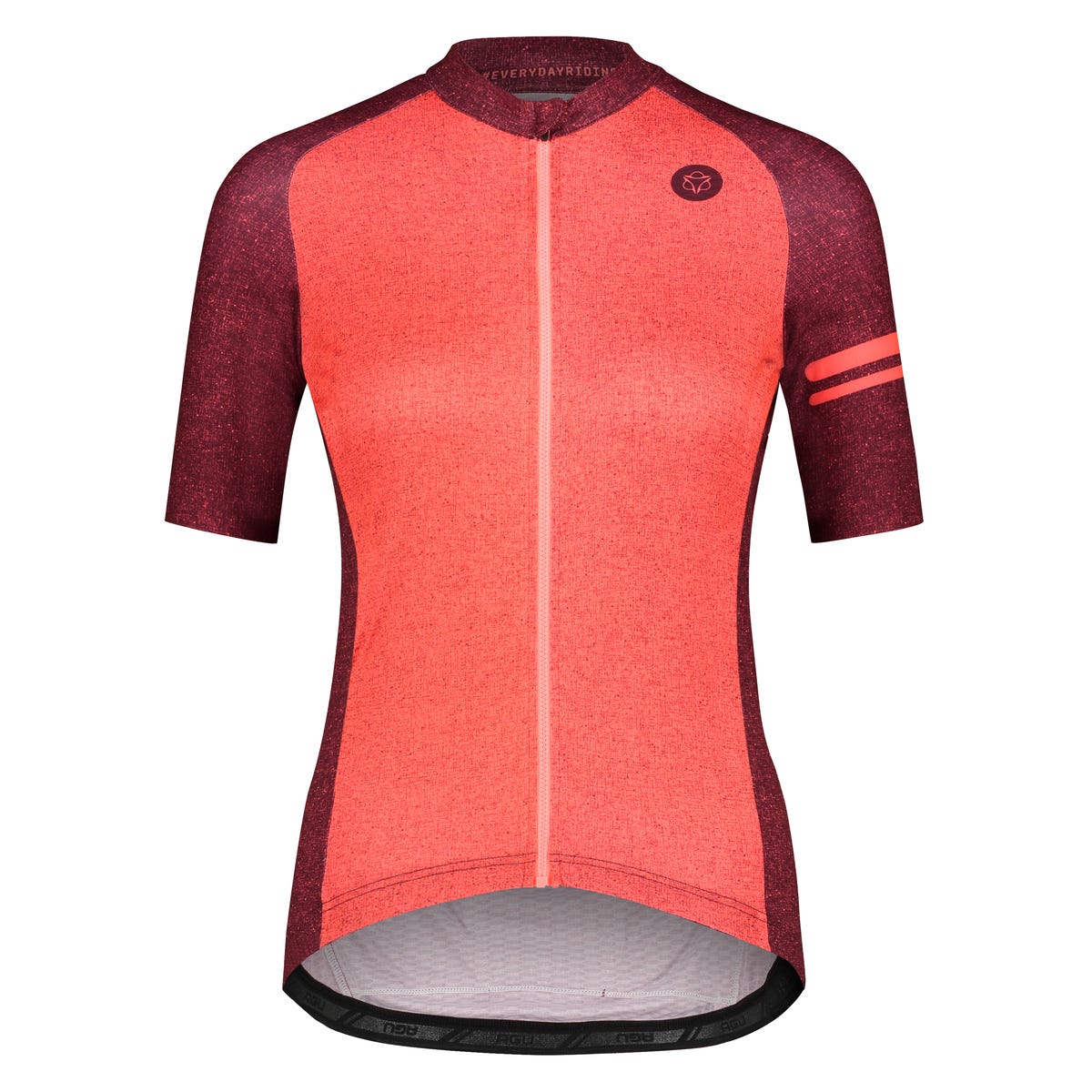 AGU Melange Fietsshirt Essential Dames - Bordeaux - XXL