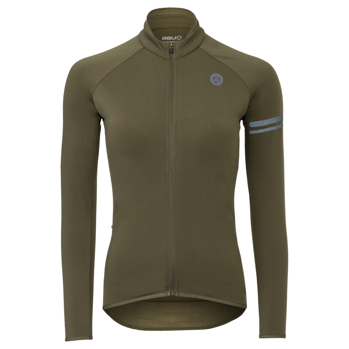 AGU Thermo Fietsshirt Lange Mouwen Essential Dames - Groen - M