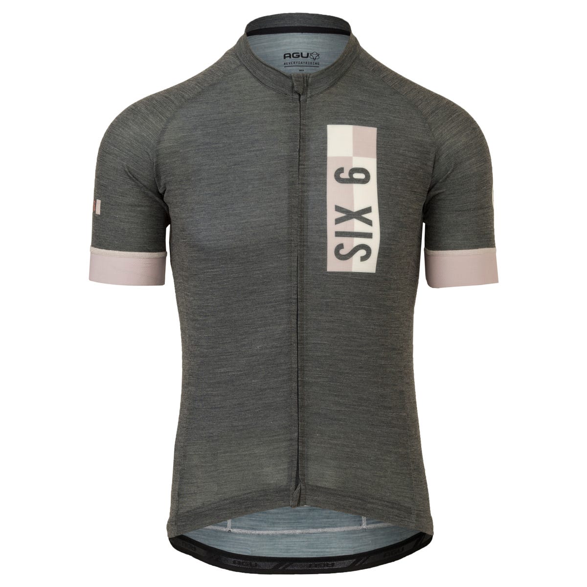 AGU Solid Merino Fietsshirt III SIX6 Heren - Zwart - L