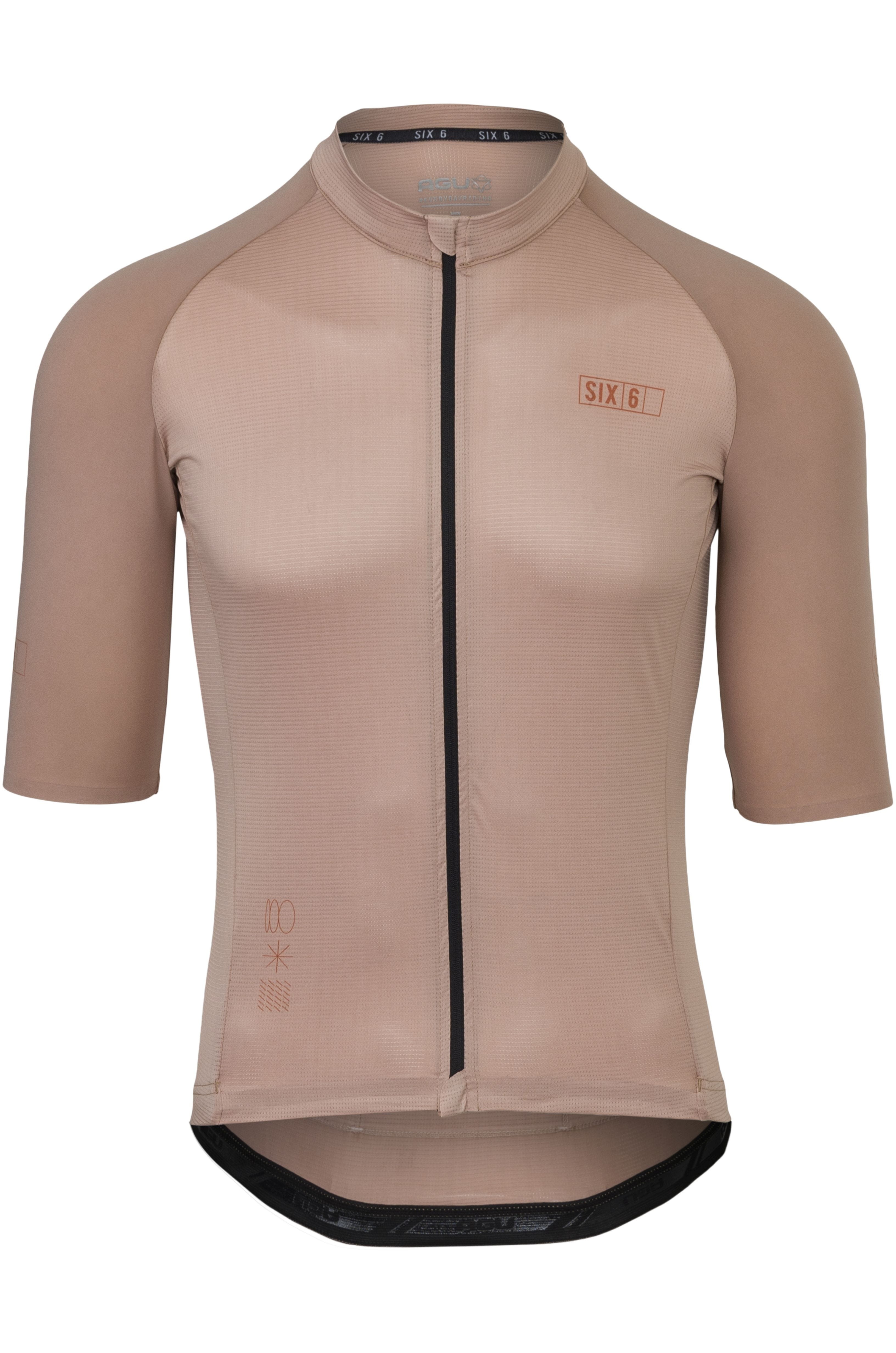 AGU Classic Fietsshirt SIX6 Heren - Bruin - XXXL
