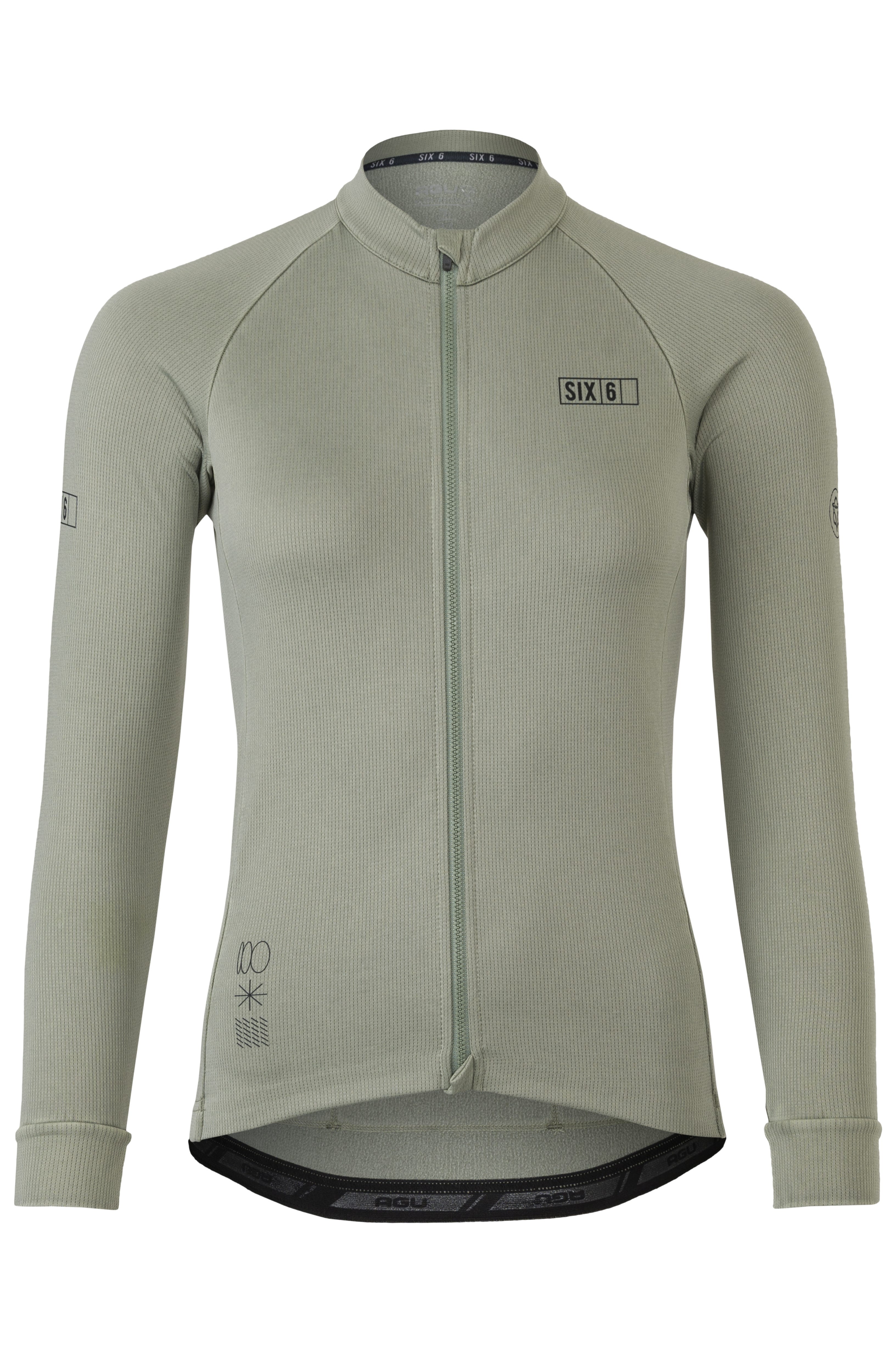 AGU Classic Fietsshirt Lange Mouwen SIX6 Dames - Groen - M