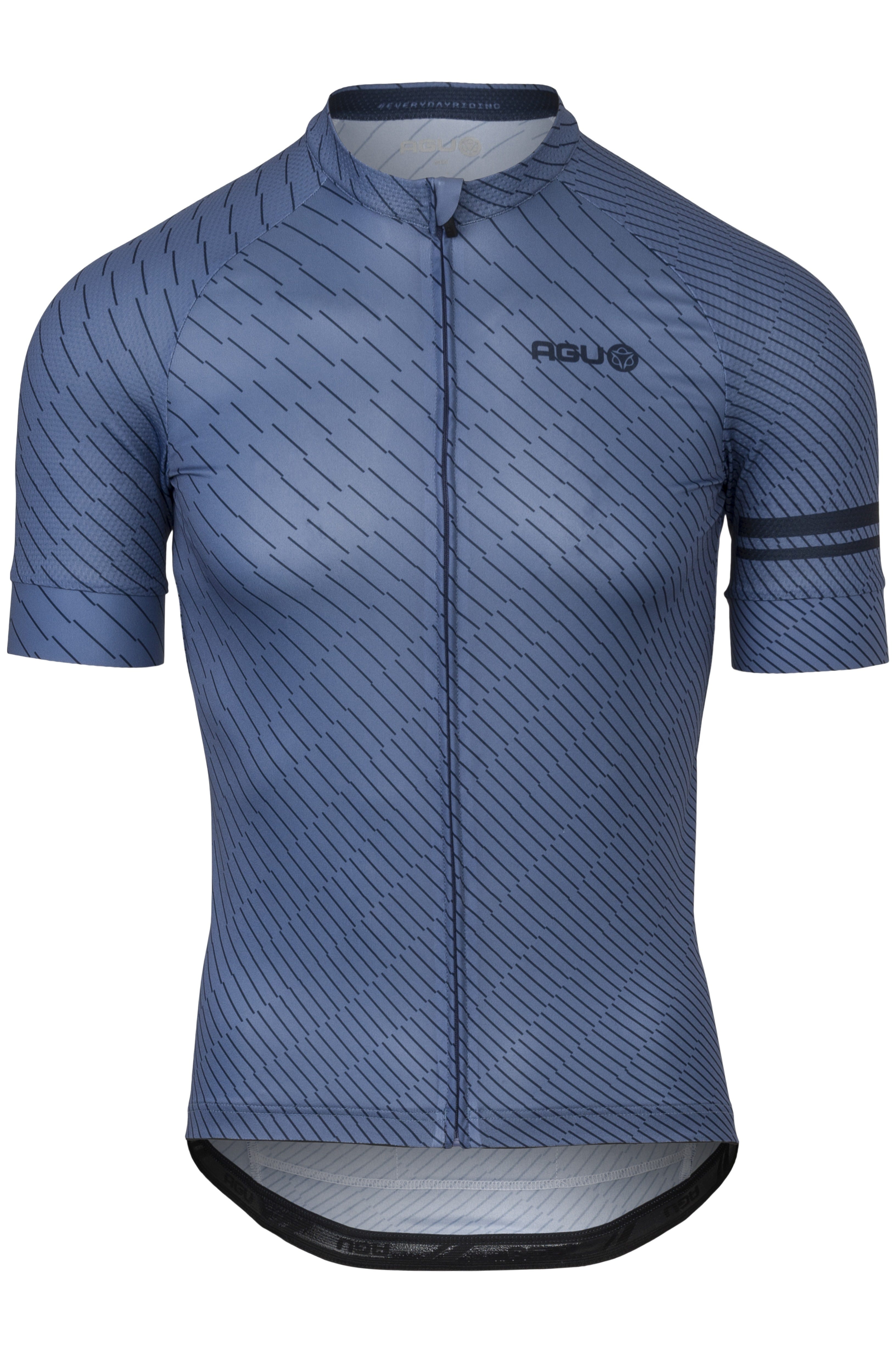 AGU Chippie Lines Fietsshirt Essential Heren - Blauw - L