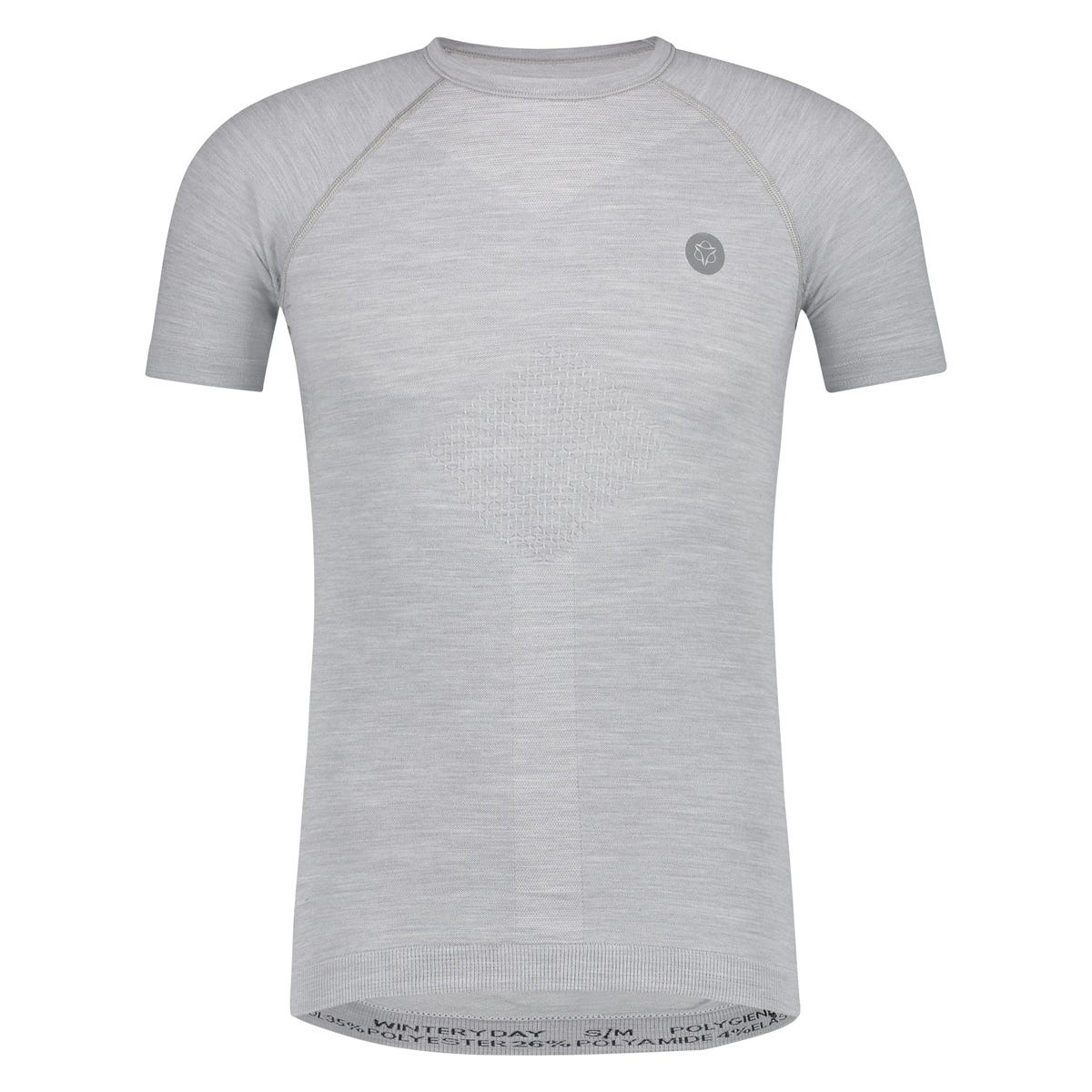 AGU Winterday Merino Thermoshirt Korte Mouwen - Grijs - XXL
