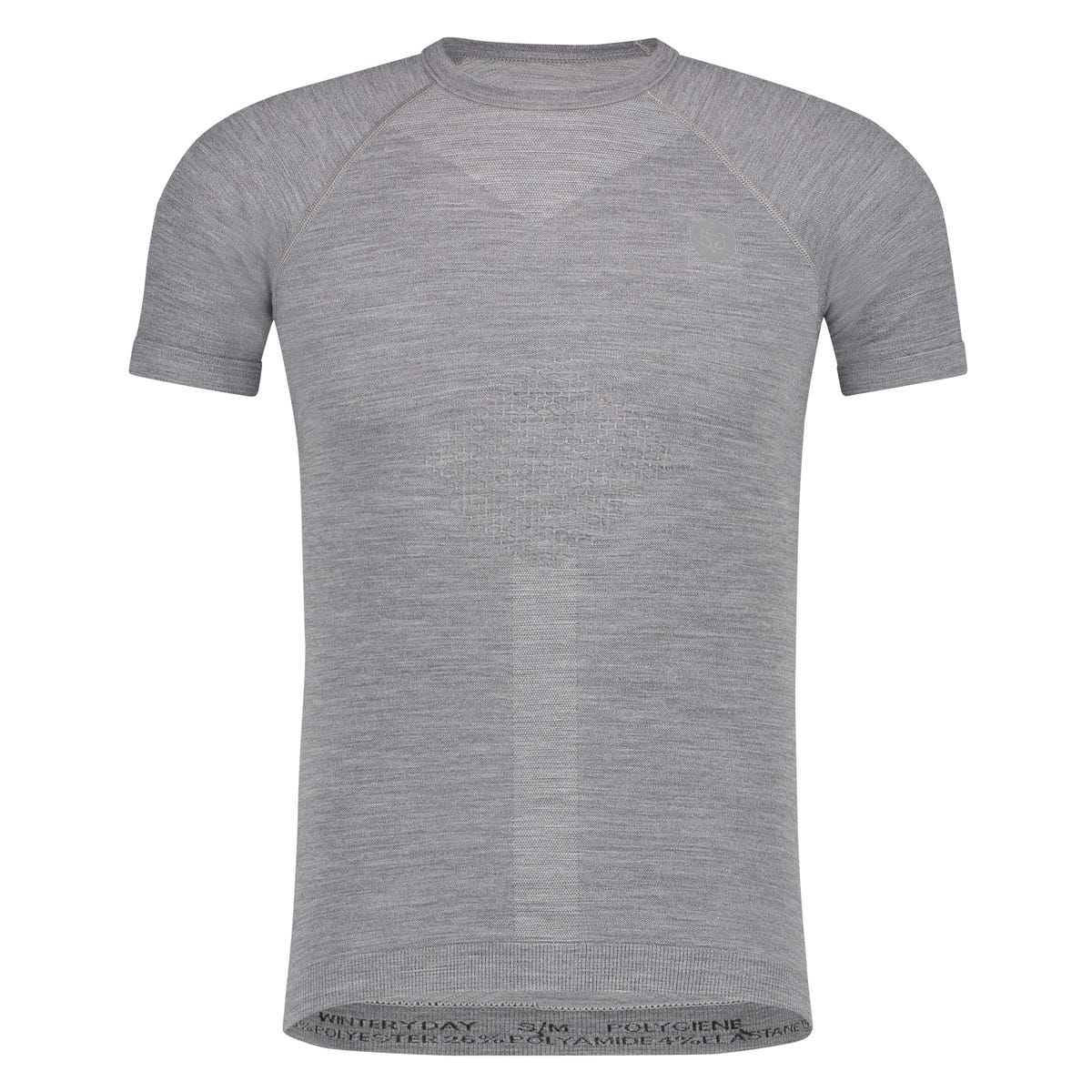 AGU Winterday Merino Thermoshirt Korte Mouwen - Zwart - S/M